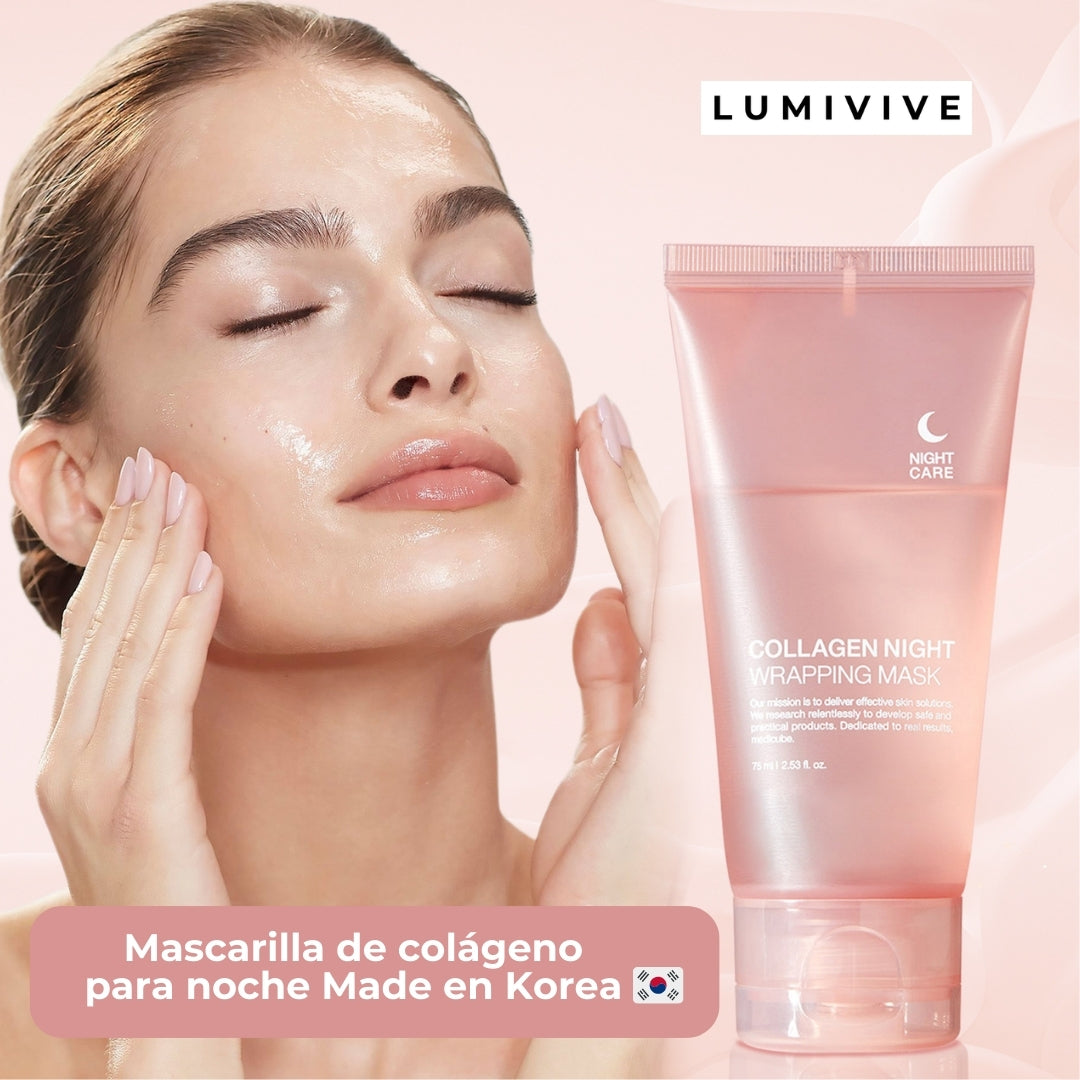 Máscara Nocturna de Colágeno Coreana 🇰🇷
