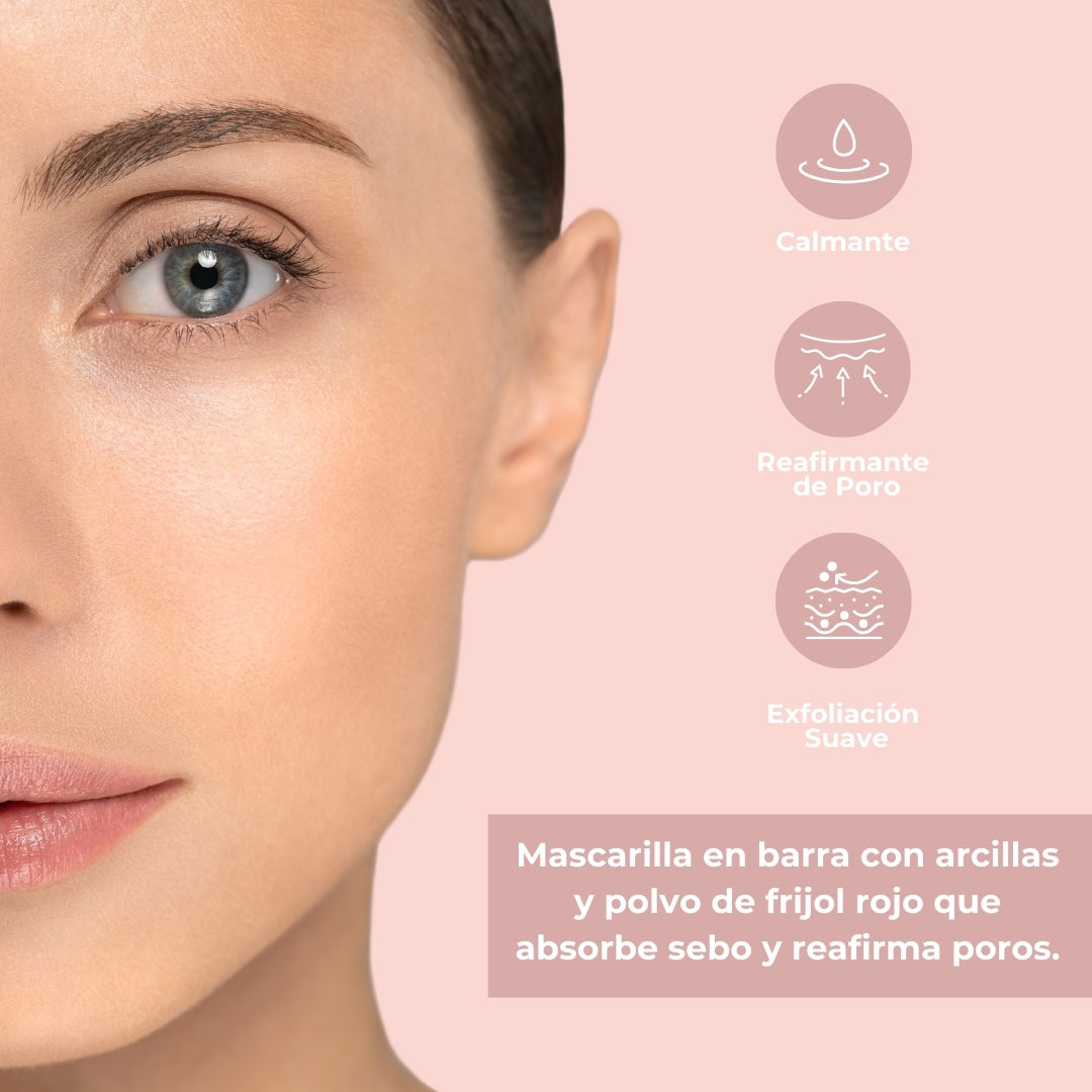 Mascarilla Rápida de Arcilla en Barra Poremizante