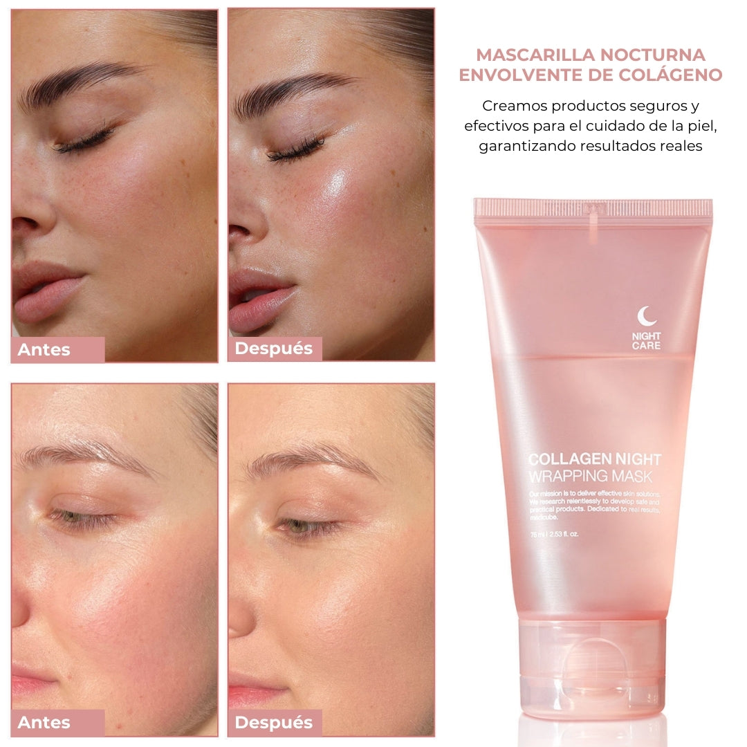 Máscara Nocturna de Colágeno Coreana 🇰🇷