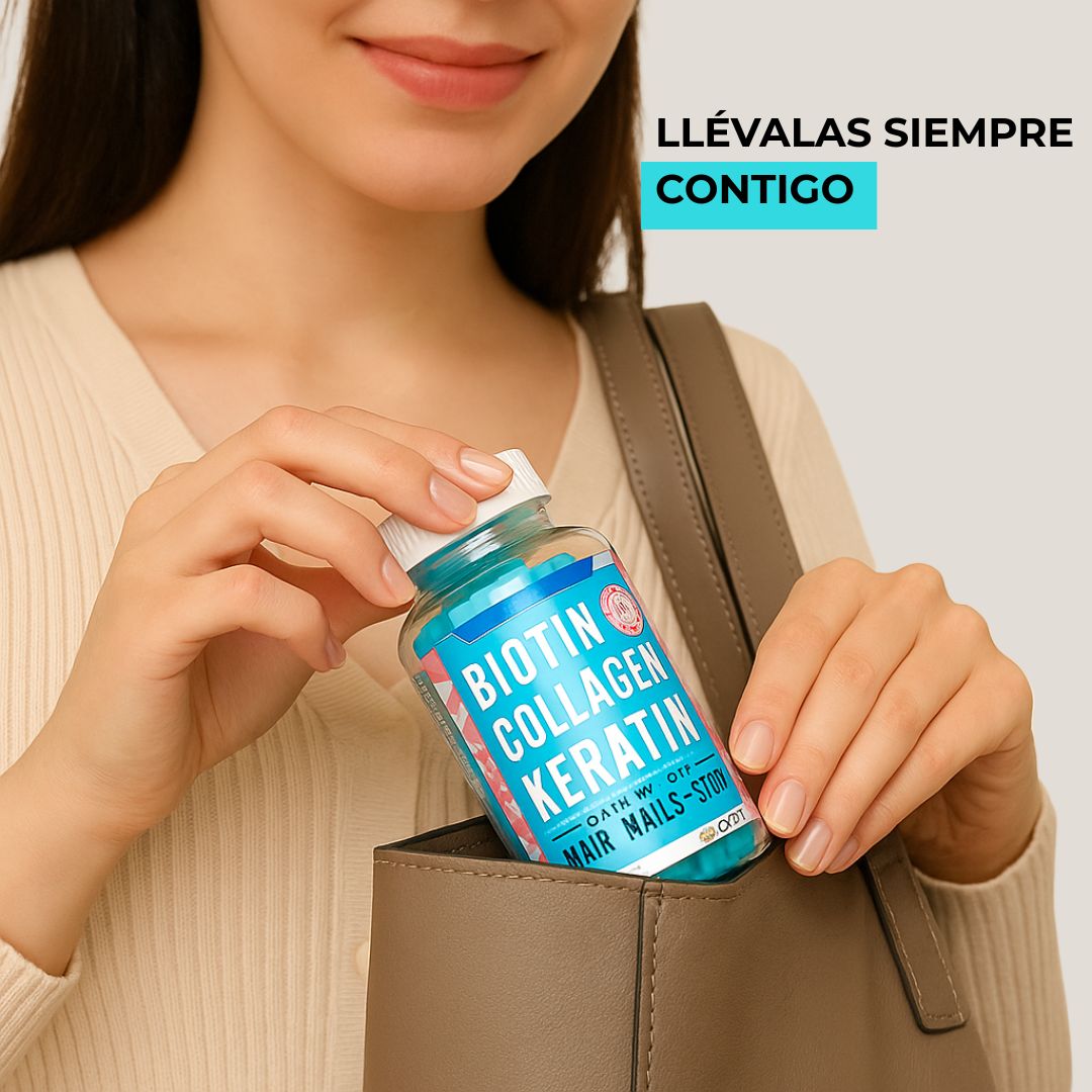 Gomitas de Biotina, Colágeno y Keratina